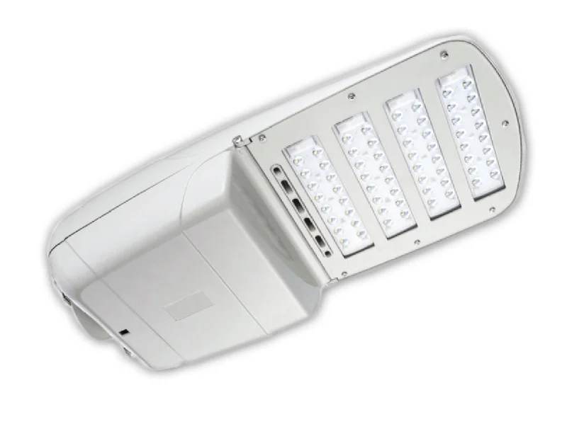 High - Bay LED Industrial Lighting for WarehousesHoward Lighting LED Street and Area Light - Type III - 240W - 24,837 Lumens - 4000K- 120-277V - 750W Equal