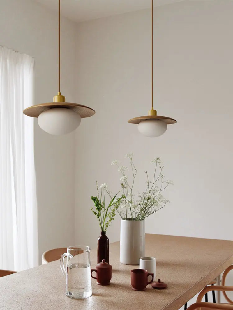 Edison light bulbs for table lampsWalnut Nest LED Pendant Light