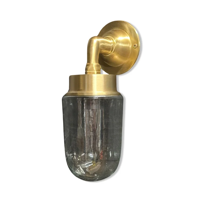 Durable Industrial Lighting for Harsh EnvironmentsPaston ~ Bulkhead Outdoor & Bathroom Sconce Wall Light Solid Brass |  11.5 Inch