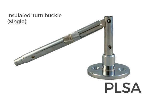 Track lighting for accentuating artworksInsulated Turnbuckle