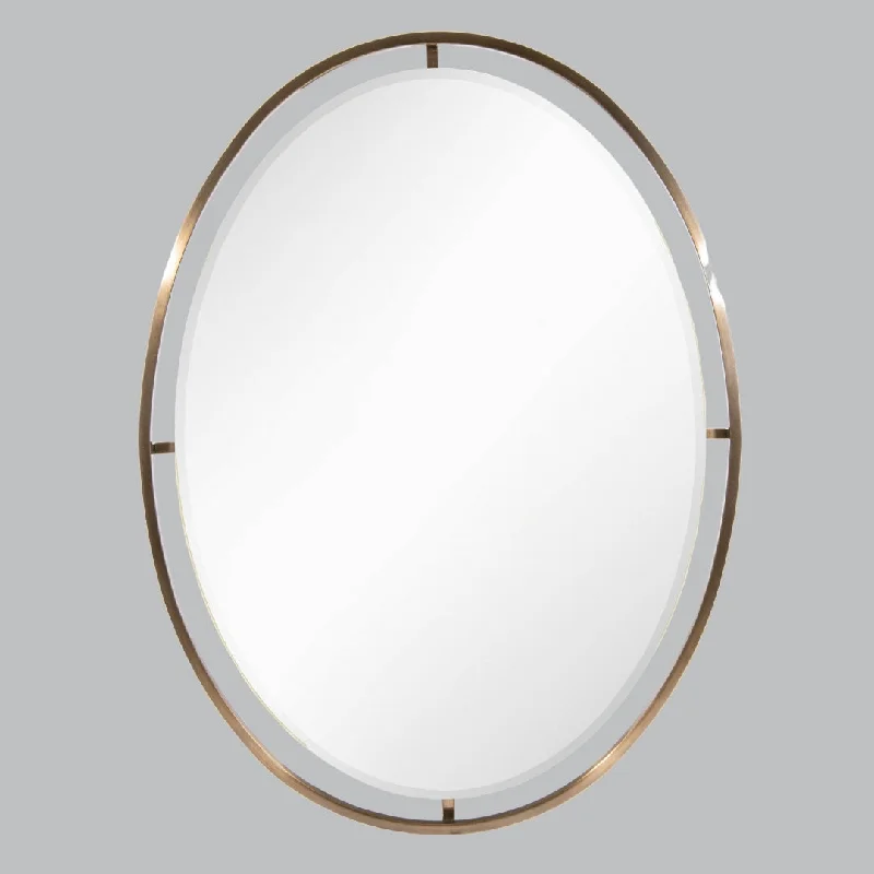 Commercial - grade track lighting for storesNova Small/Large Oval Mirror