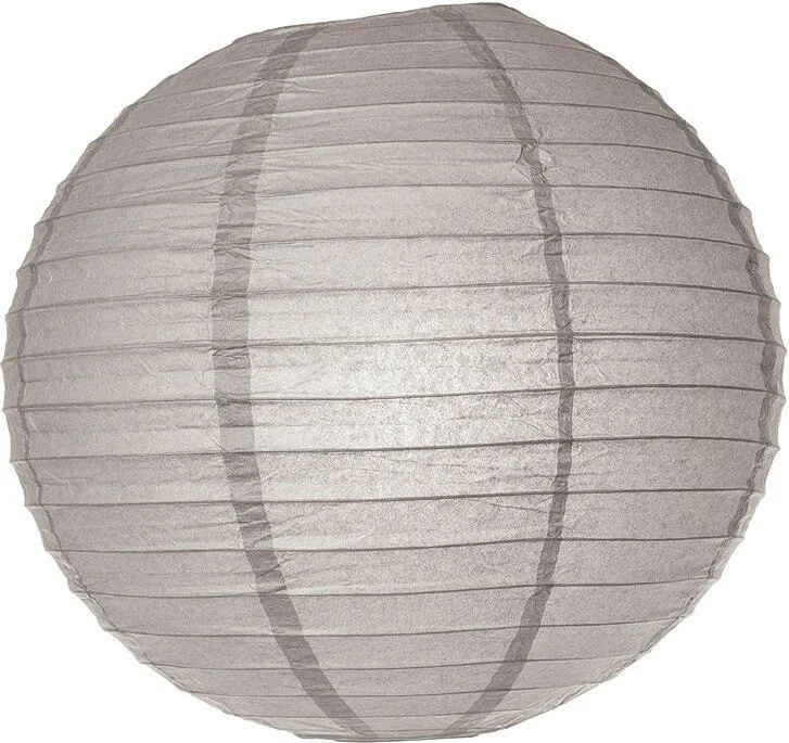 40 watt equivalent Edison light bulbsBULK PACK (12) 42" Gray / Grey Round Paper Lantern, Even Ribbing, Chinese Hanging Wedding & Party Decoration