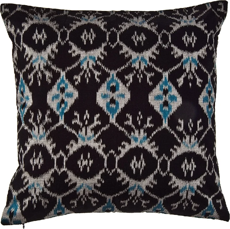 CSA certified Edison light bulbsBlack Citra Ikat Throw Pillow Cover