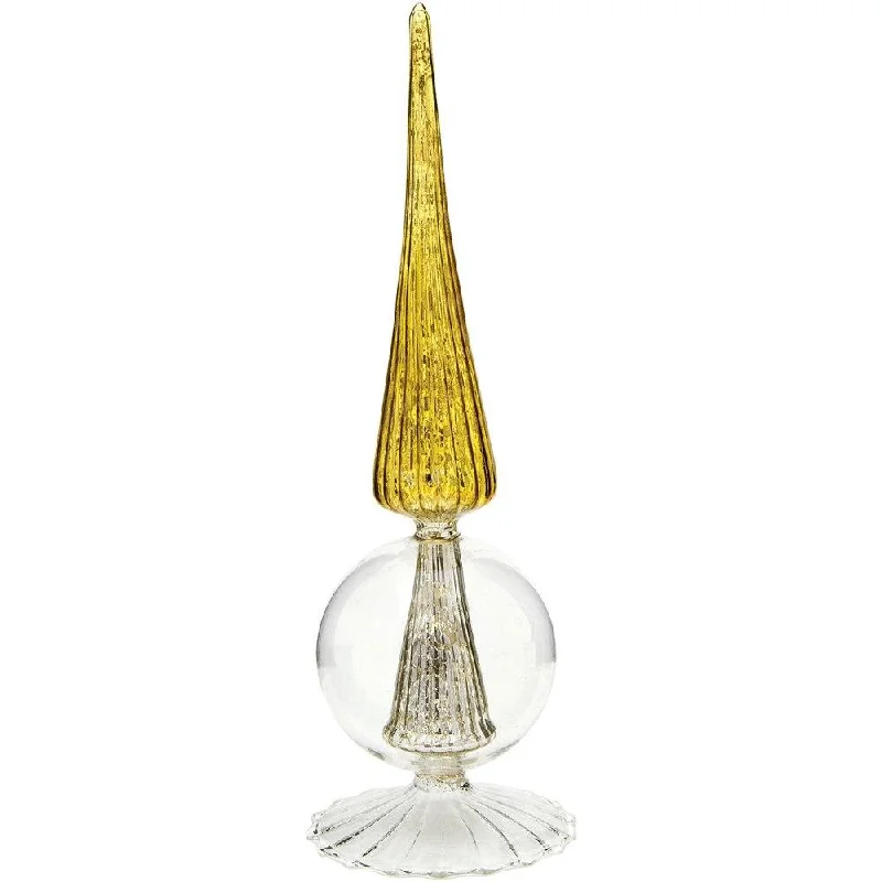 Edison light bulbs for art installationsGold Mercury Glass Cassia Decorative Finial