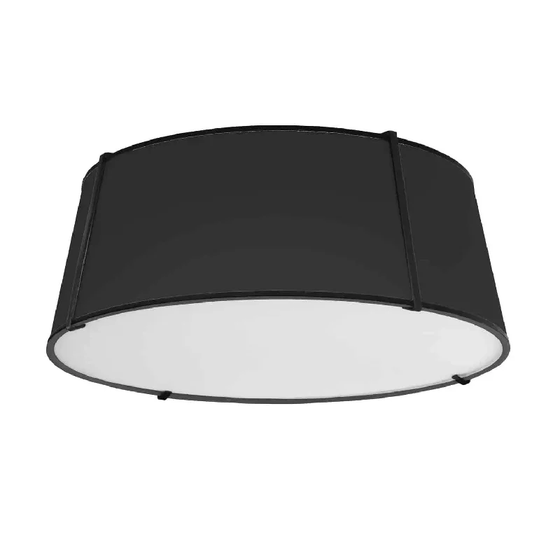 Track lighting with frosted glass shadesTrapezoid Flush Mount