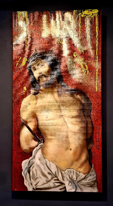 Track lighting for illuminating walkwaysJesus : (Ecce Homo) Modern Take on the Rubens Old Masters