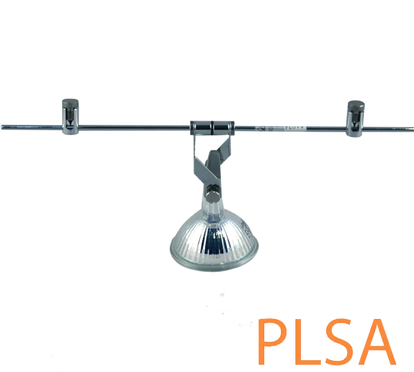 Track lighting for illuminating dining tablesTwist Action Fixture for Trapeze