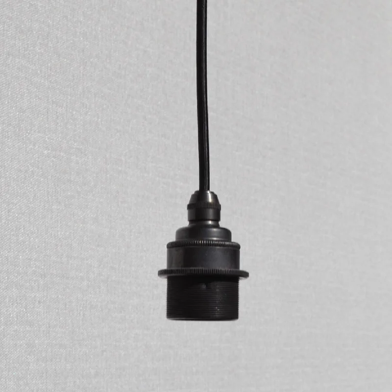 Track lighting with swivel heads for precise aimingSingle E27 Pendant Light - Supplied With 1 Metre of Cable, Ceiling Plate to Match, fully wired and tested