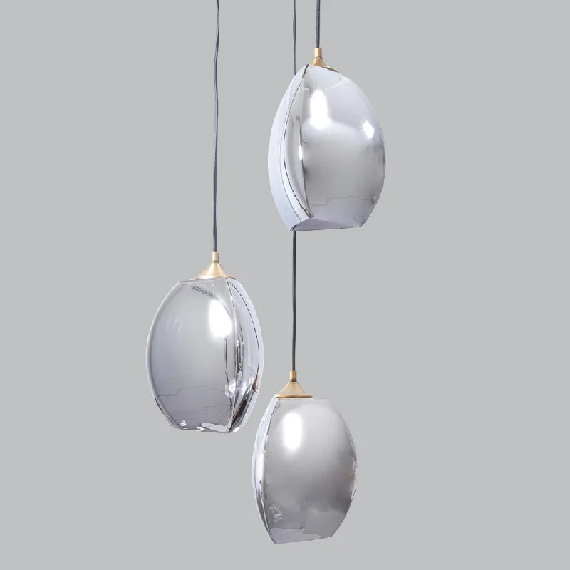 Track lighting with a chunky, bold designRune Triple Pendant E14