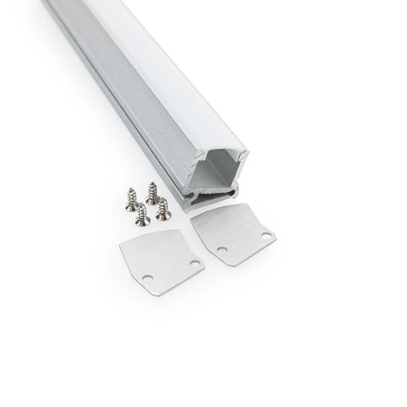 Industrial - style track lighting for loftsLinear Aluminum LED Channel for LED Strips 2Meters(6.5ft) VBD-CH-C1-2