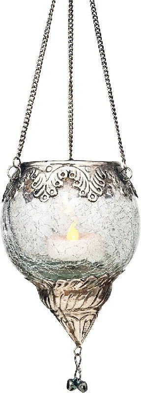 Long lifespan Edison light bulbsCordoba Hanging Glass Moroccan Candle Lantern