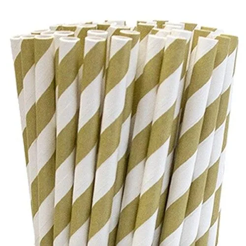 60 watt Edison style light bulbsGilt Gold Paper Straws - 25 pack