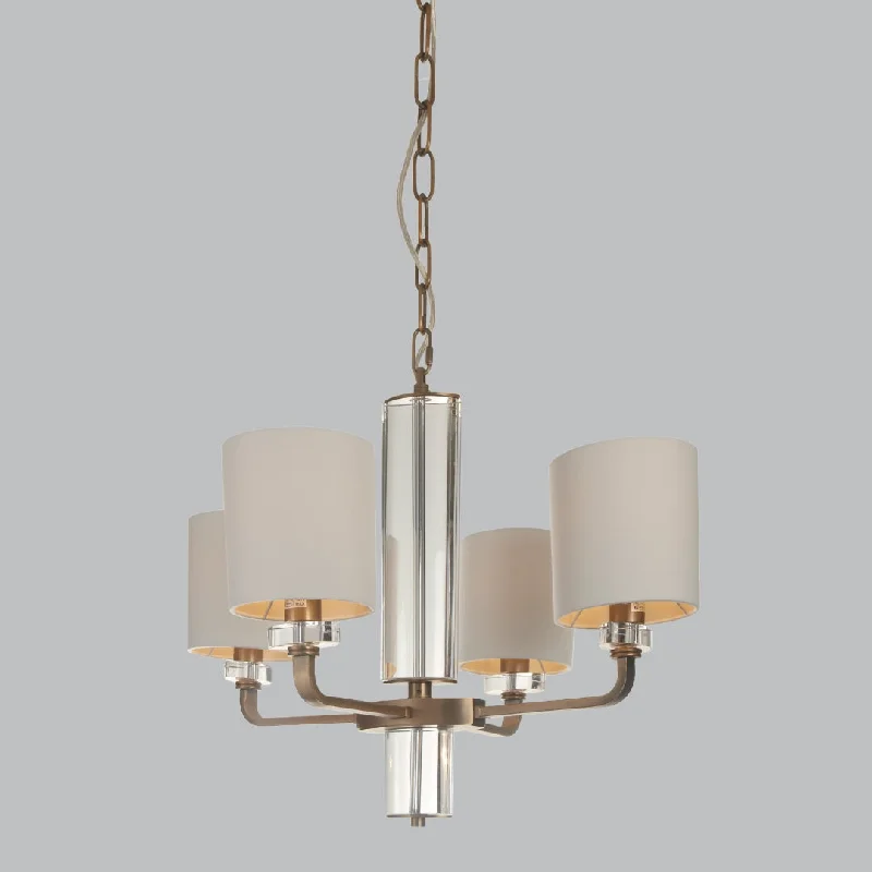 Track lighting for highlighting kitchen cabinetsBriar Antique Brass Finish Chandelier E14