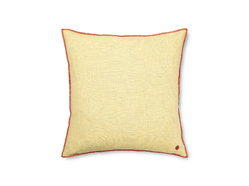 Contrast Linen Cushion