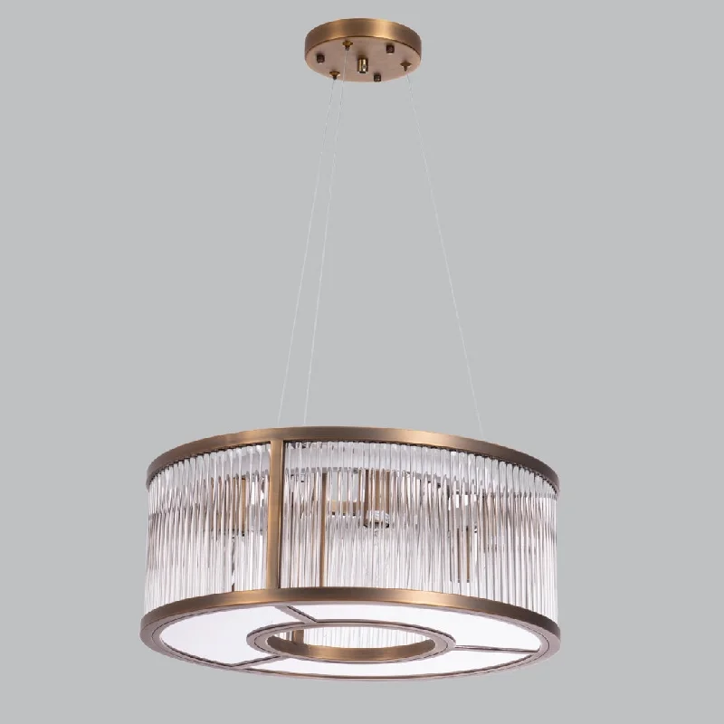 Track lighting for adding a touch of eleganceDusk Diameter 50cm Antique Brass Finish Pendant E14