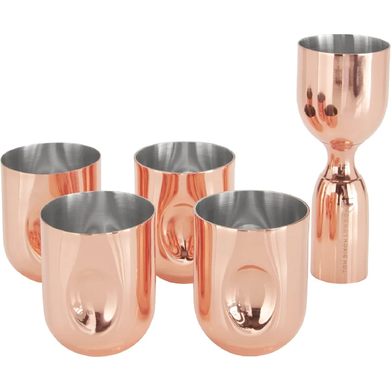 Overstock - Plum Shot Glass Set w/ Jigger