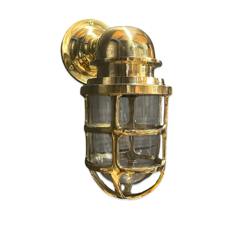 Adjustable Industrial Lighting for Flexible IlluminationKeswick ~ Bulkhead Outdoor & Bathroom Sconce Wall Light Solid Brass |