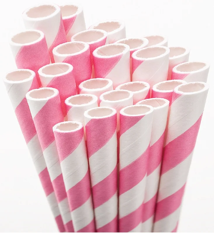 LED Edison light bulbs for energy efficiencyBubblegum Pink Paper Straws - 25 pack