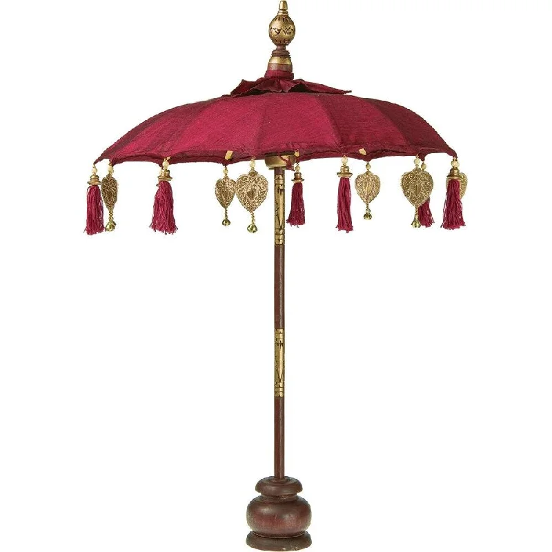 Edison light bulbs for DIY projectsDark Red Balinese Festival Parasol