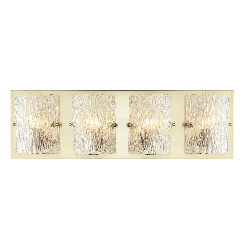 Morgan 376B04SB 4-Light Vanity Light - Satin Brass