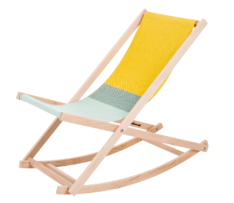 Overstock - Beach Rocker - Green/Yellow