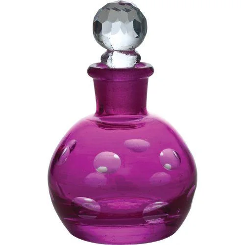 Edison light bulbs for barn lightingFuchsia Pink Ivana Colored Glass Small Round Perfume Bottle