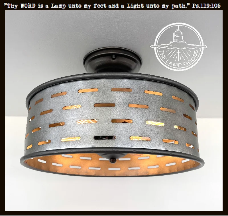 Outdoor rated Edison light bulbsFarmhouse Ceiling Lights Galvanized Fixture