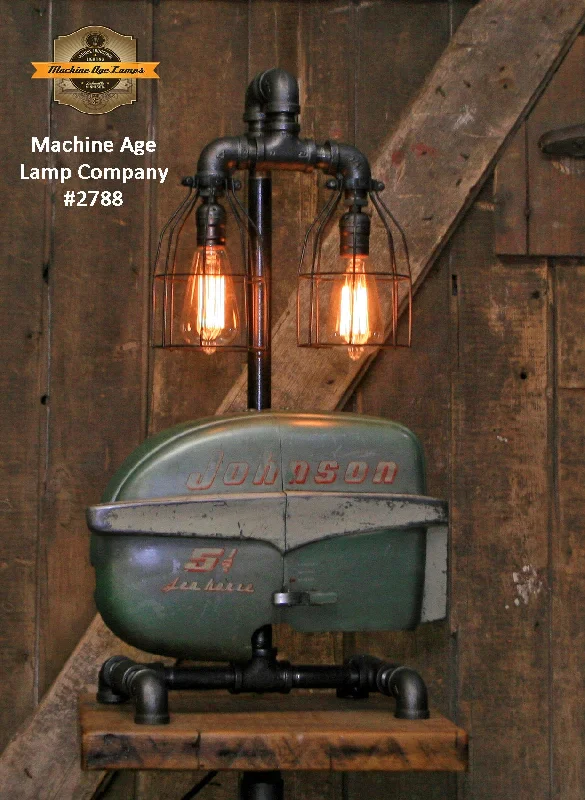 Explosion - Proof Industrial Lighting for Hazardous LocationsSteampunk Industrial / Boat Motor / Johnson / Nautical / Marine / Cabin /  Lamp #2788