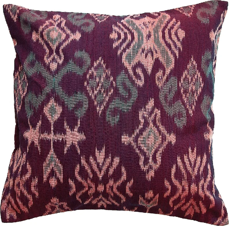 Edison light bulbs for pendant lightsBurgundy Red Ayu Square Ikat Throw Pillow Cover