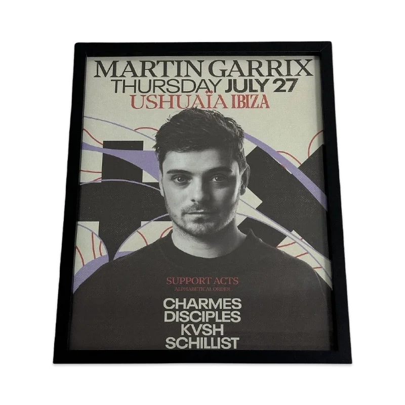 Dimmable Industrial Lighting for Ambiance ControlMartin Garrix ~ Ushuaia Ibiza Framed Dj Artwork | Luxury Black Frame