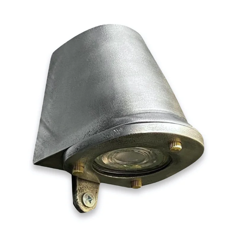 Industrial Lighting for Metal Fabrication ShopsHolt ~ Outdoor & Bathroom Mast Down Light Cast Pewter | 5 Inch