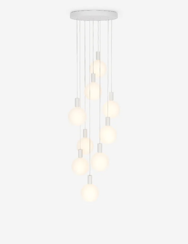 Mini Chandeliers for Adding Charm to Small SpacesAlumina 9-Light Pendant Light by Tala