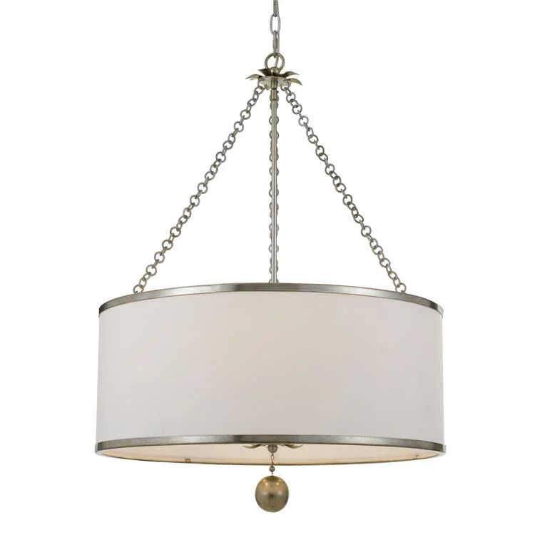 Chandeliers with Adjustable Height for Custom InstallationBroche Six-Light Chandelier