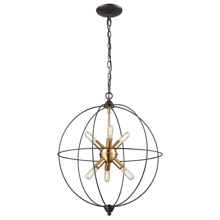 Small Chandeliers for Compact RoomsLoftin Six-Light Chandelier