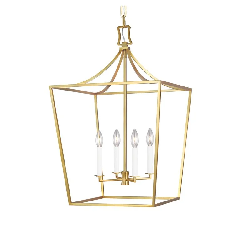 Incandescent Chandeliers for a Warm and Traditional GlowSouthold Four-Light Lantern Pendant by Chapman & Meyers