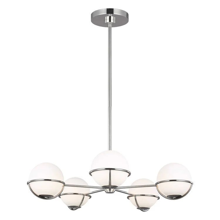 Mid - Century Modern Chandeliers for Vintage AppealApollo Five-Light Chandelier by Ellen