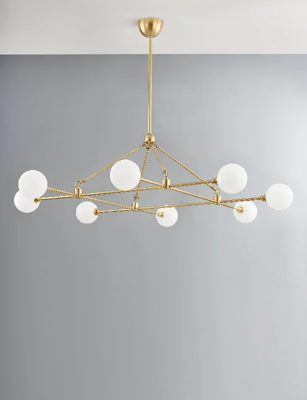 Chandeliers with Adjustable Arms for Directional LightingHelia Chandelier