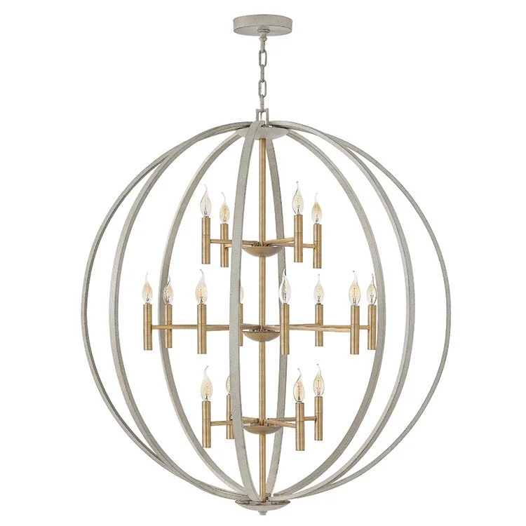 Chandeliers with Pendant Lights for a Stylish LookEuclid Sixteen-Light Three-Tier Chandelier