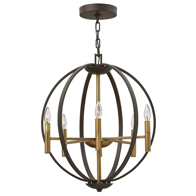 Chandeliers with Murano Glass for a High - End Artistic TouchEuclid Six-Light Single-Tier Pendant