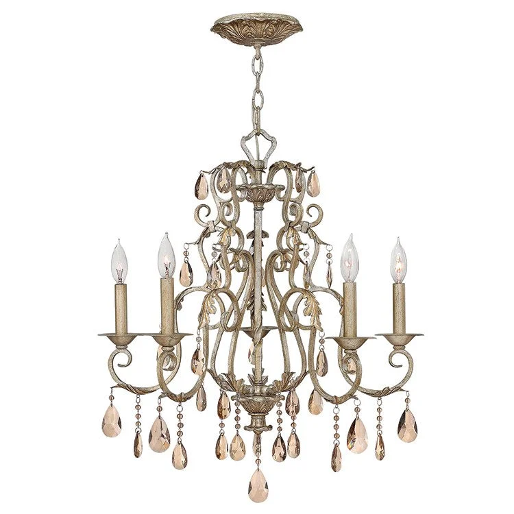 Modern Crystal Chandeliers for Contemporary HomesCarlton Five-Light Single-Tier Chandelier