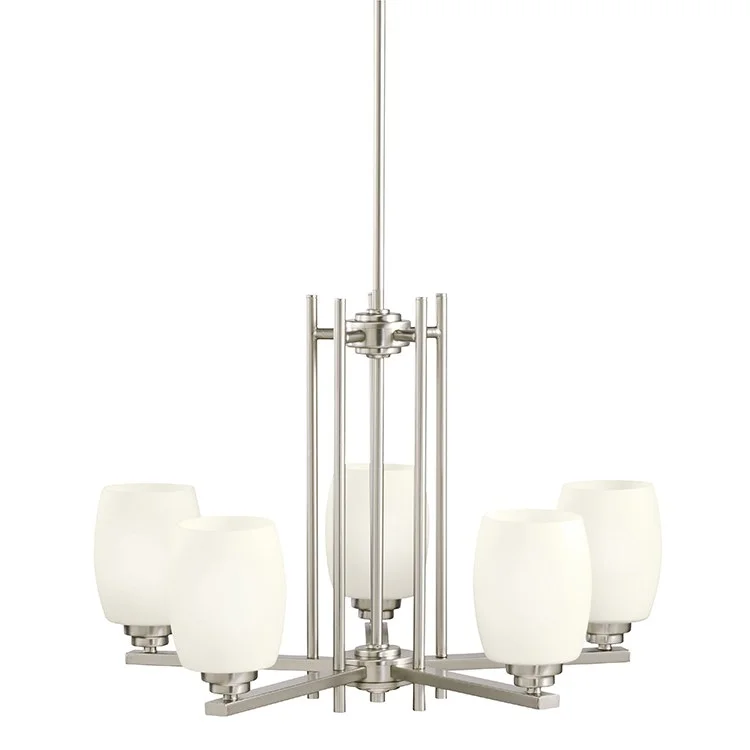 Chandeliers with Adjustable Height for Custom InstallationEileen Five-Light Chandelier