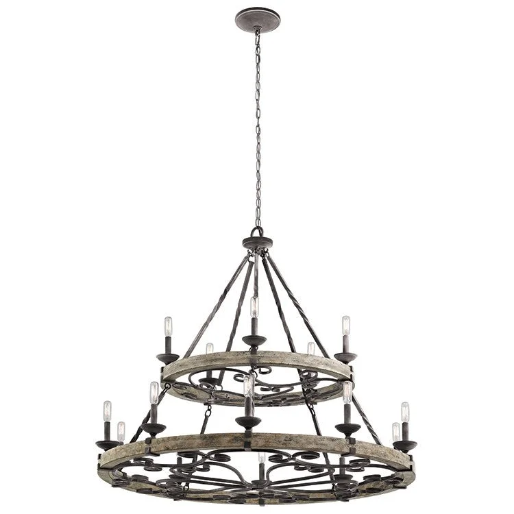 Art Deco Chandeliers for a Retro - Glam LookTaulbee Fifteen-Light Two-Tier Chandelier