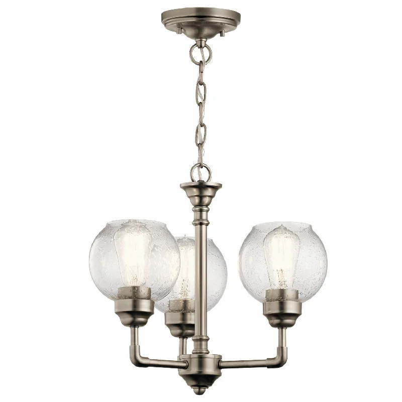 Chandeliers with Metal Frames in Black FinishNiles Chandelier/Semi Flush Mount