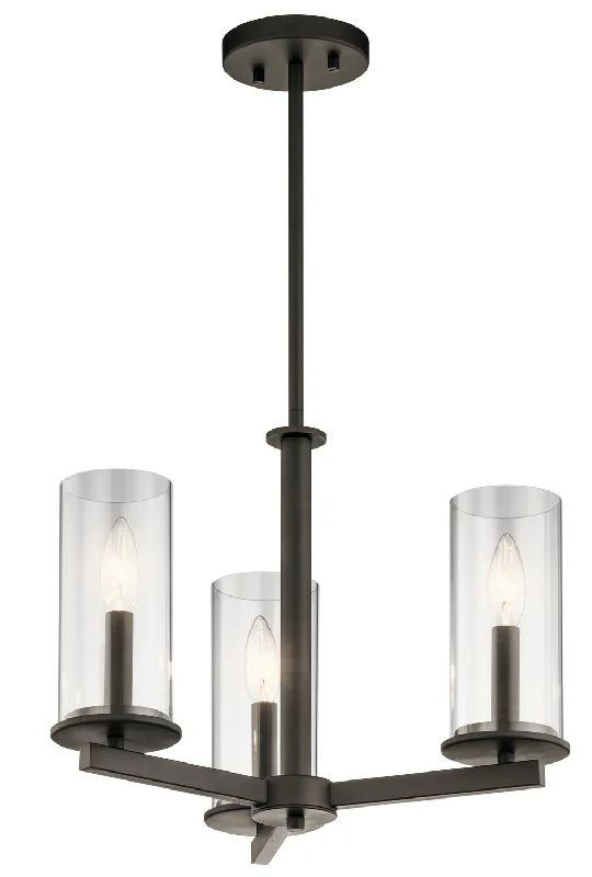 Chandeliers for High Ceilings to Fill Vertical SpaceCrosby Chandelier/Semi Flush Mount