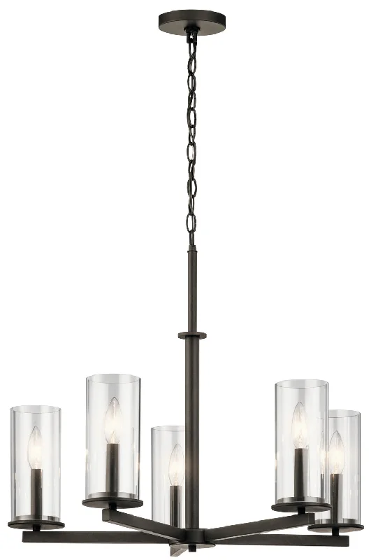 Chandeliers with Frosted Glass for a Softer Light DiffusionCrosby Chandelier