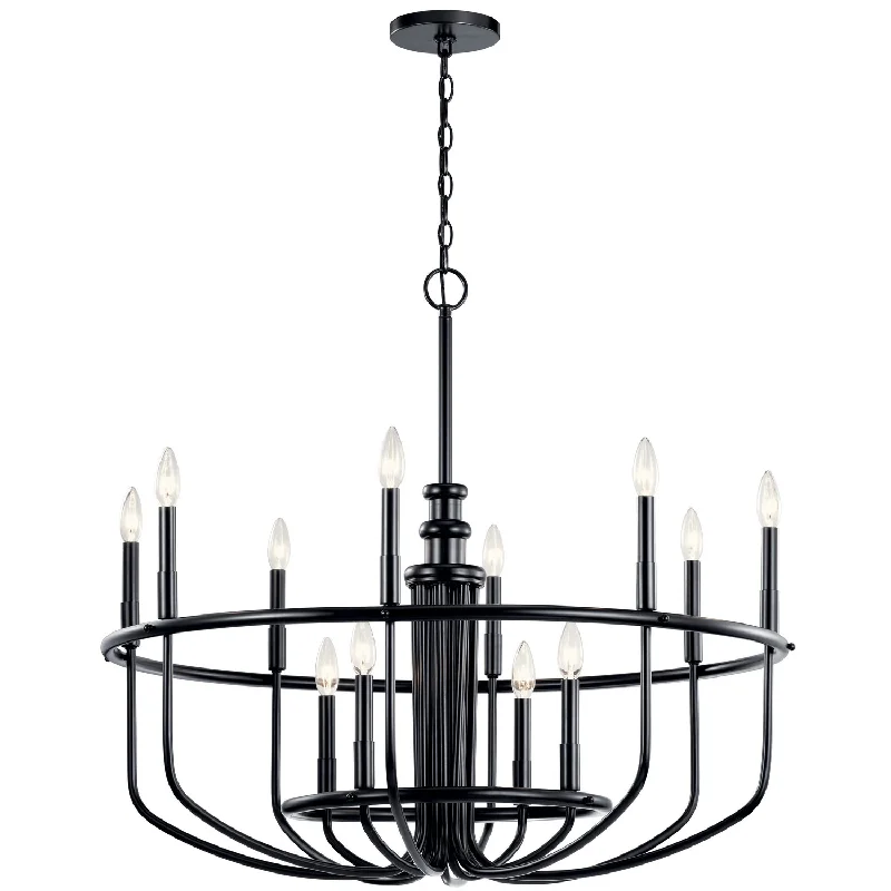 Chandeliers with Metal Frames in Bronze FinishCapitol Hill Chandelier