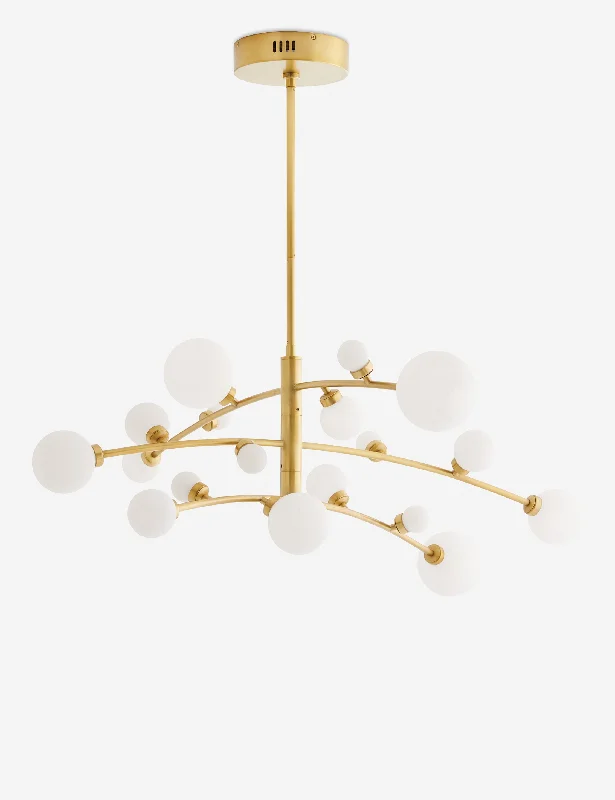 Chandeliers with Metal Frames in Black FinishMaser Chandelier by Arteriors