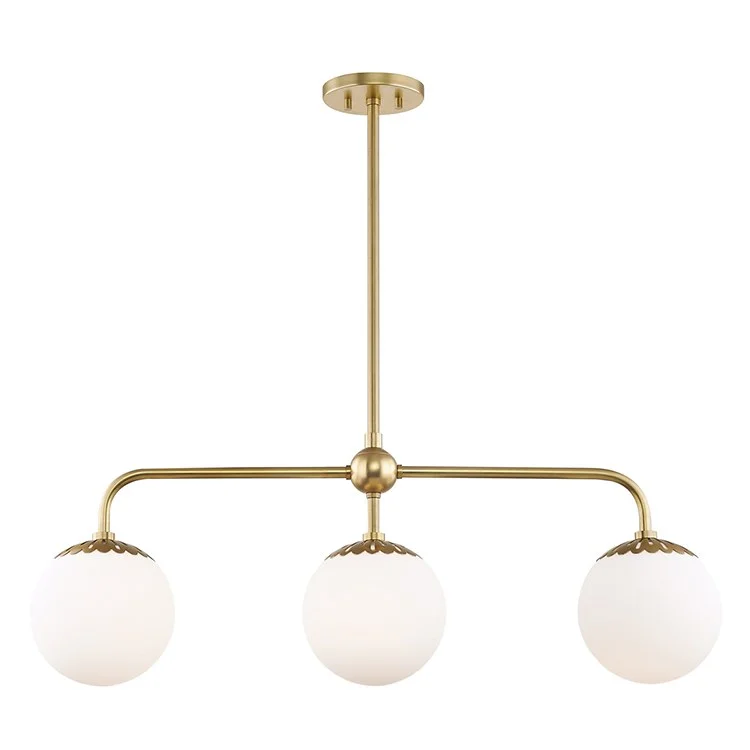 Chandeliers with Candle - Style Bulbs for a Classic AestheticPaige Three-Light Island Chandelier