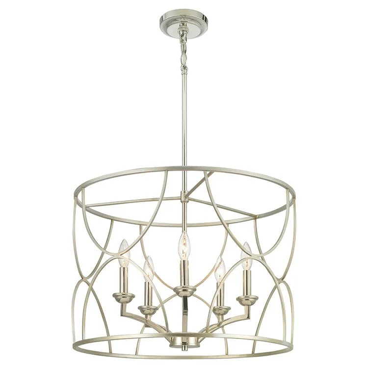 Art Deco Chandeliers for a Retro - Glam LookLandree Five-Light Chandelier