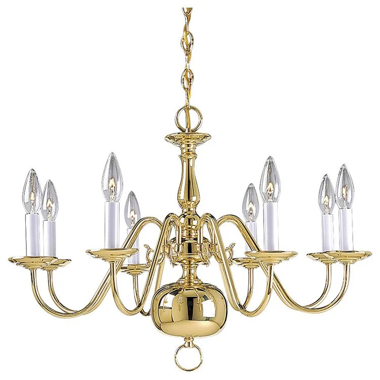 Small Chandeliers for Compact RoomsAmericana Eight-Light Chandelier